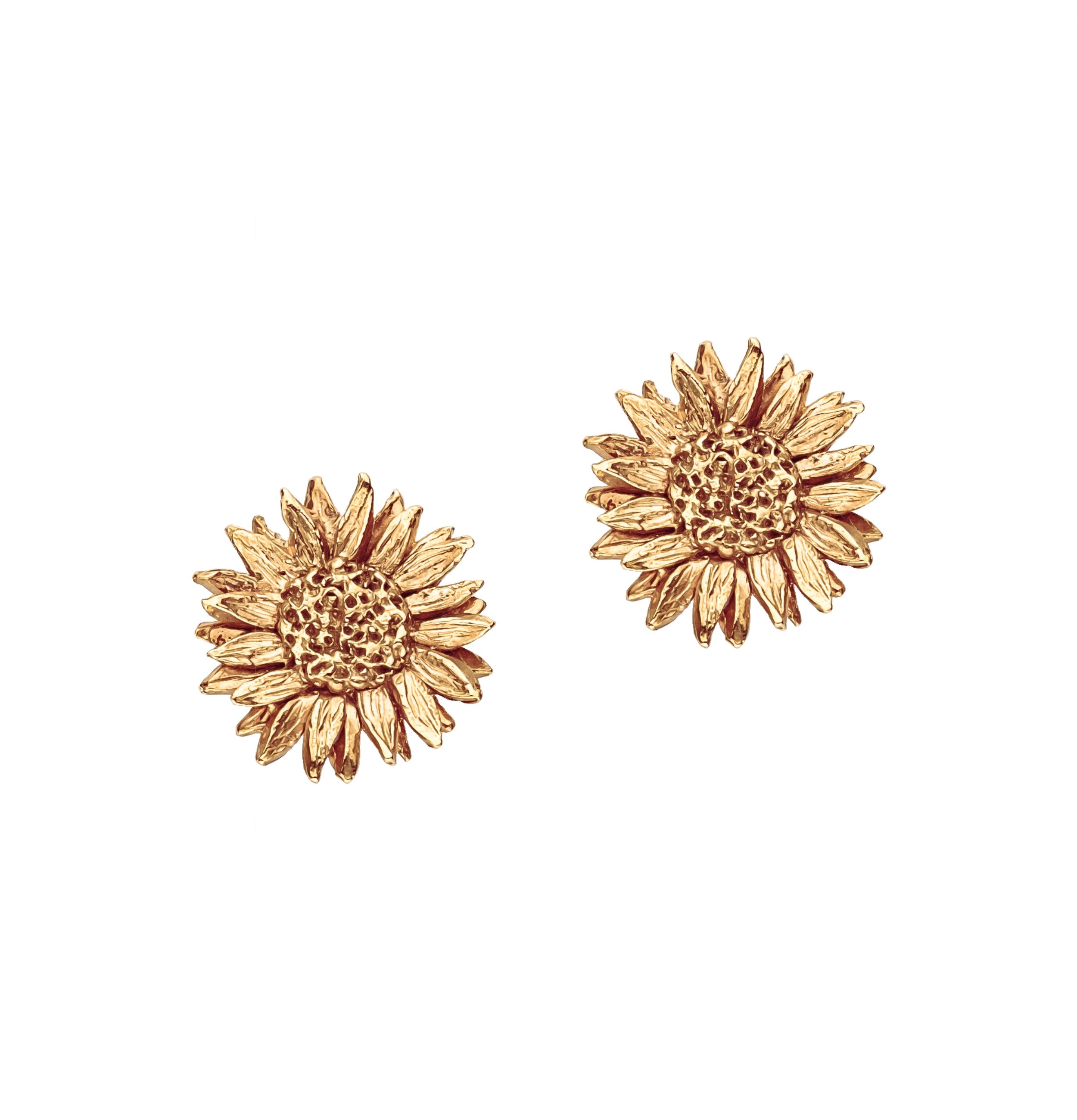 Small deals sunflower earrings