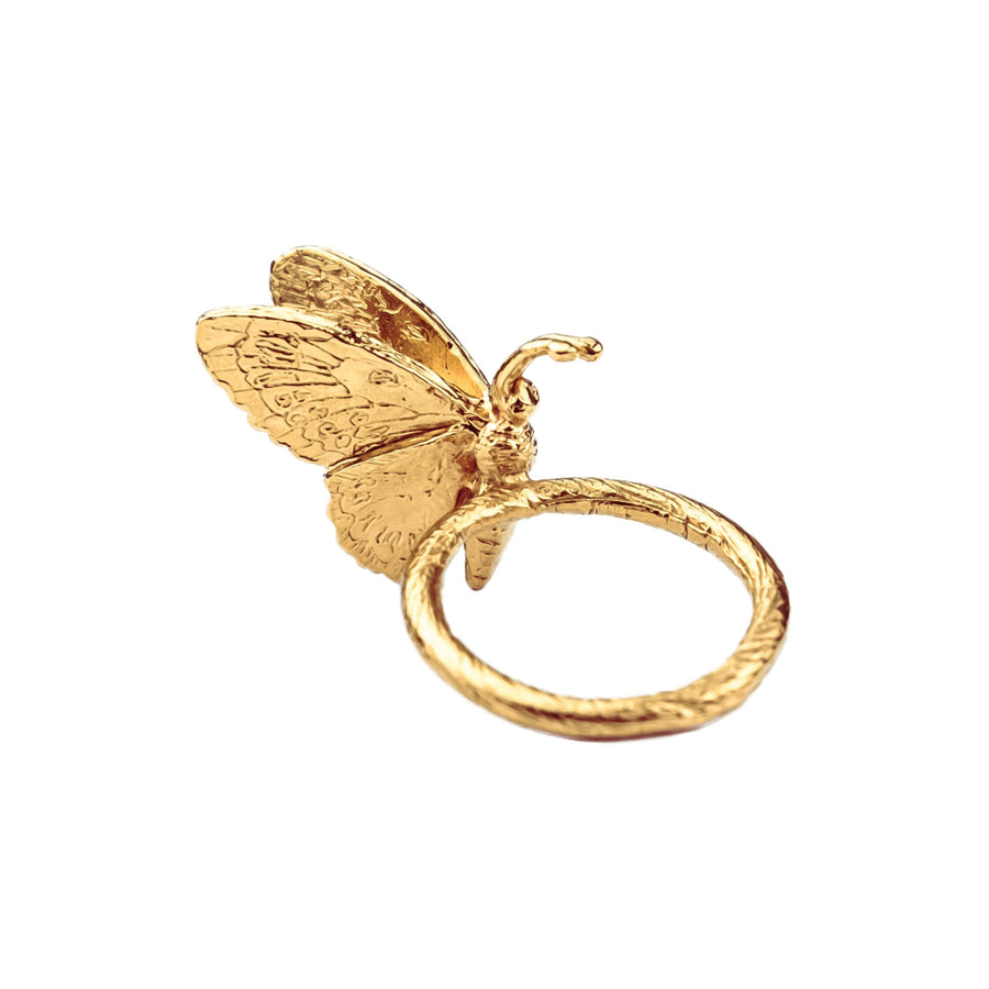 Silver Wild Queen Alexandra’s Birdwing Butterfly Ring