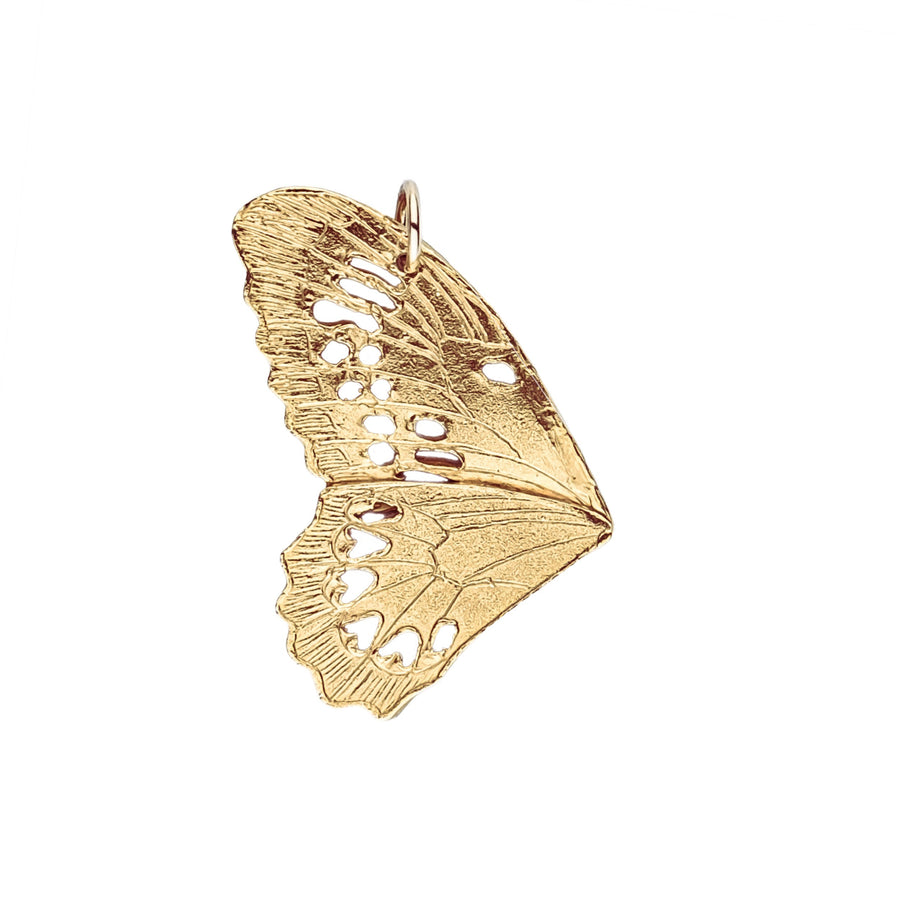 Silver Wild Butterfly Charm Pendant