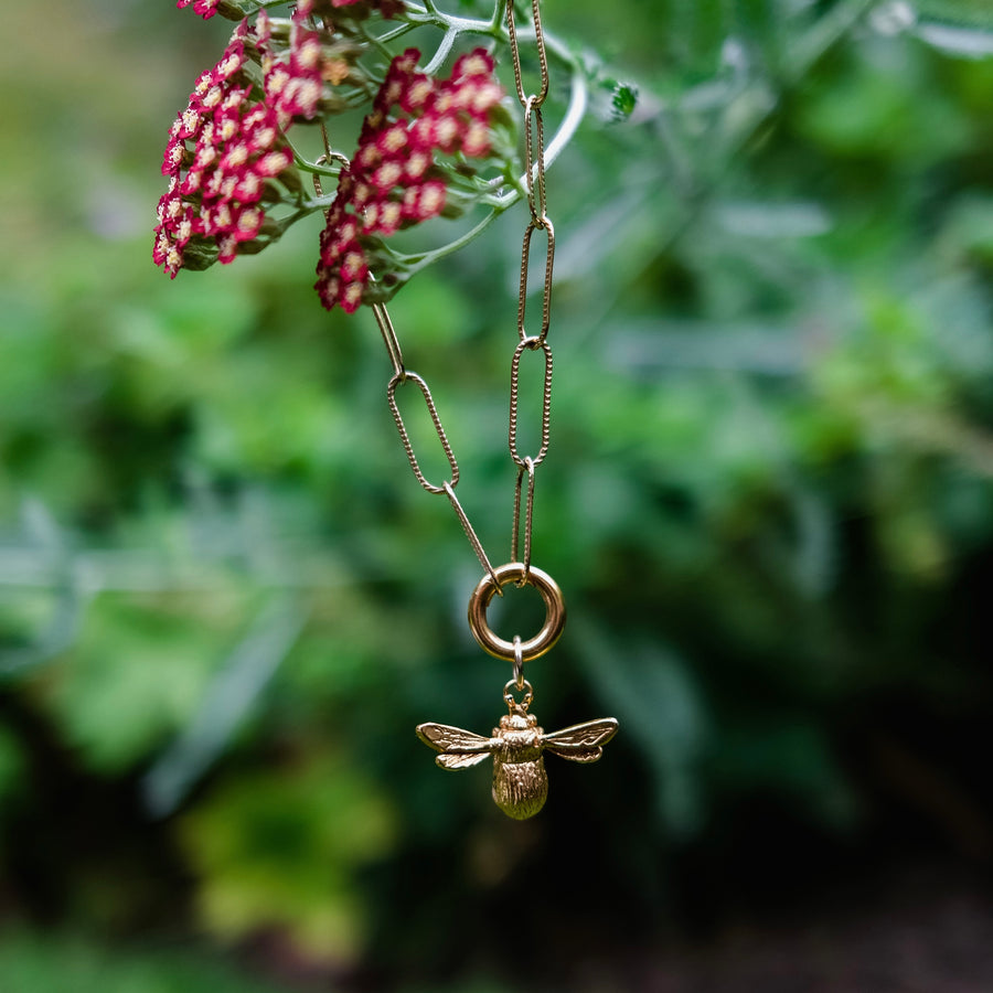 Wild Bumble Bee Charm Pendant – Gemma Roe - Main Image