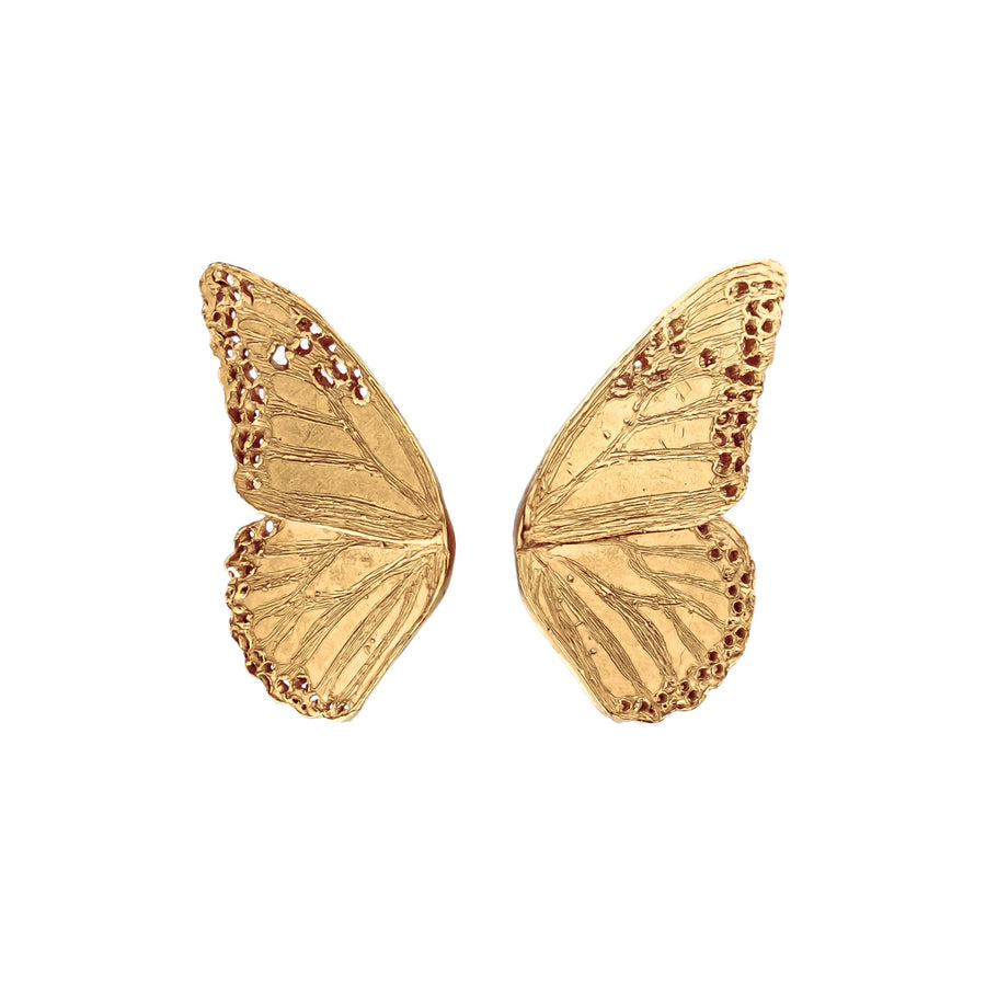 Silver Monarch Butterfly Single Shoe Charms