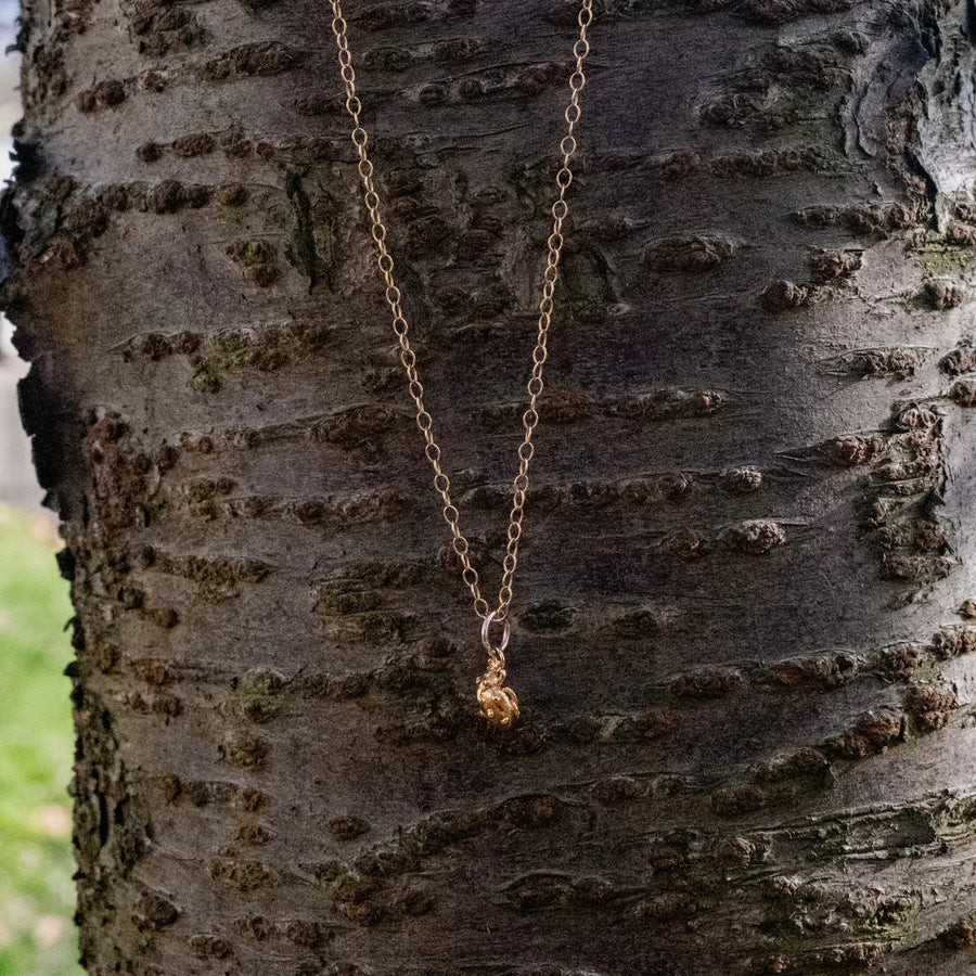 Wild Wood Necklace with Ladybird Charm Pendant